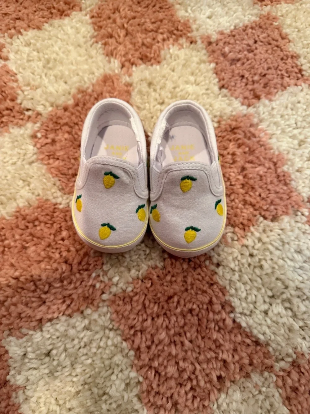 Janie & Jack Lemon Baby Shoes
